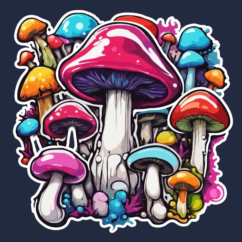 Mushroom / Mushroom / Meadow / Forest / Goa / Psy