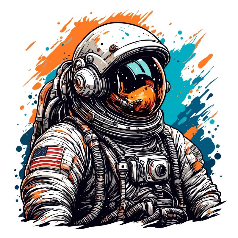 Astronaute / Espace / Vaisseau spatial / Vaisseau spatial / Lune