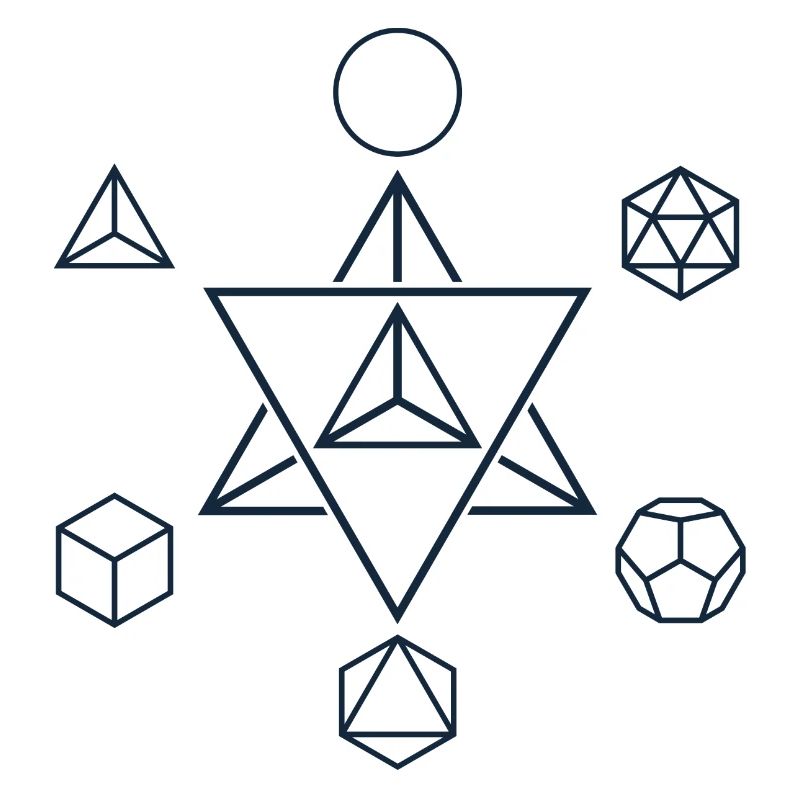 Merkaba und die Platonischen Körper, Heilige Geometrie