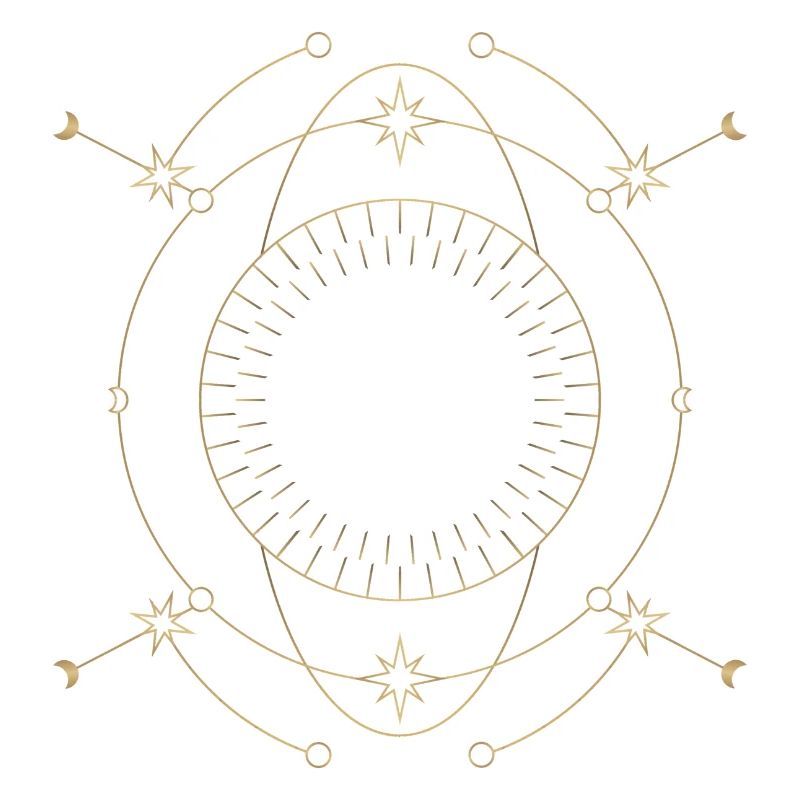 Conception de l’orbite du cercle d’étoile dorée