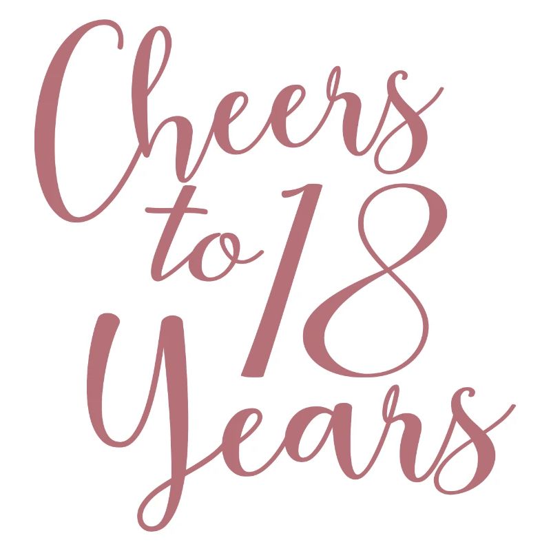 Vive le 18e anniversaire de 18 ans