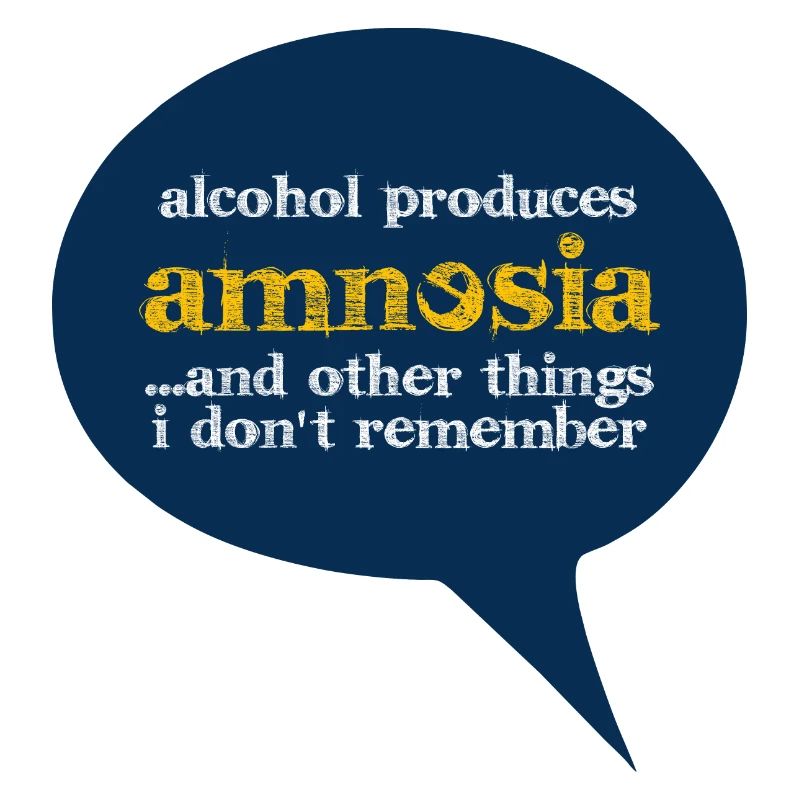 Alcohol produces amnesia