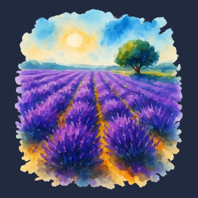 Champ de lavande