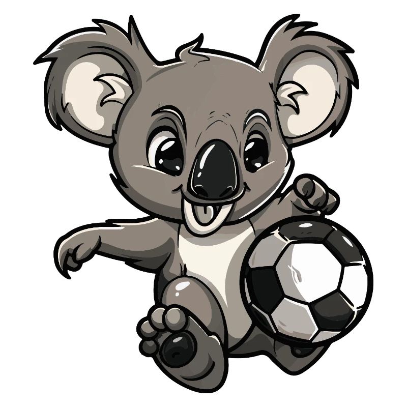Koala Fußball Comic