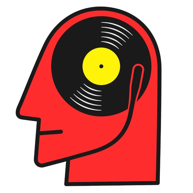 Affiche de tête d’album vinyle