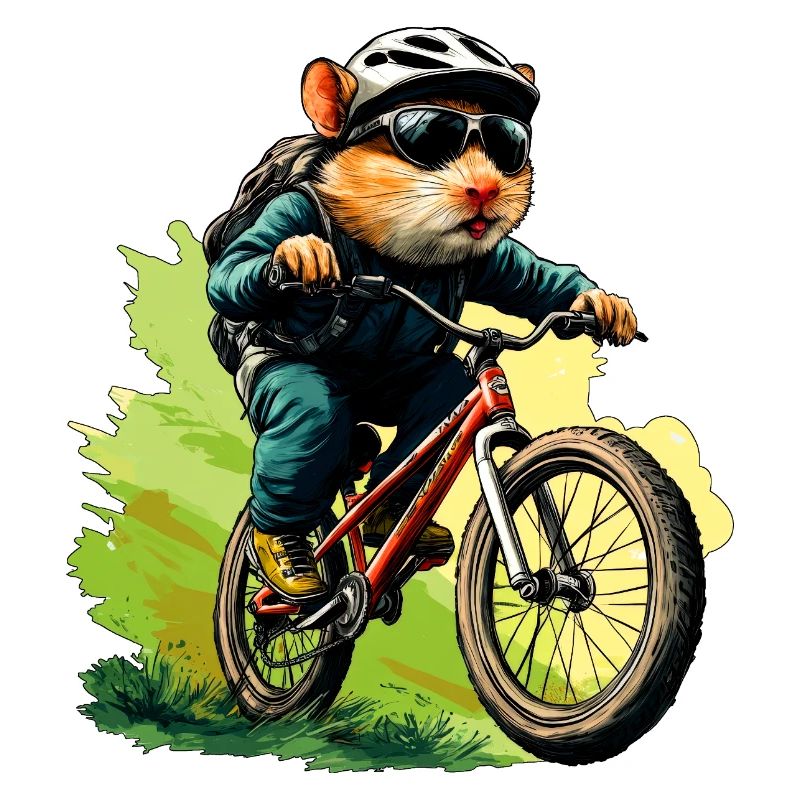 Hamster VTT / Hamster cycliste
