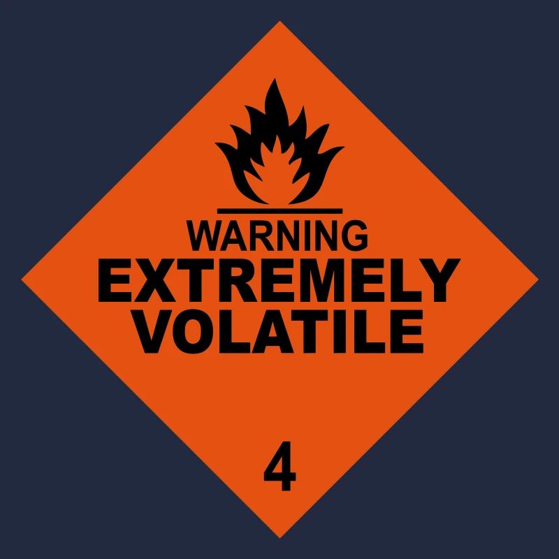 warning extremely volatile square II 2c