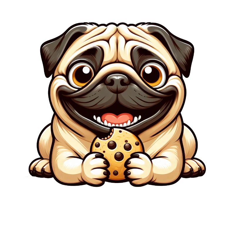 mignon carlin biscuit biscuits dessin animé dessert chien