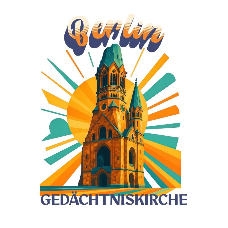 Berlin - GEDÄCHTNISKIRCHE - Urban Retro Dreams