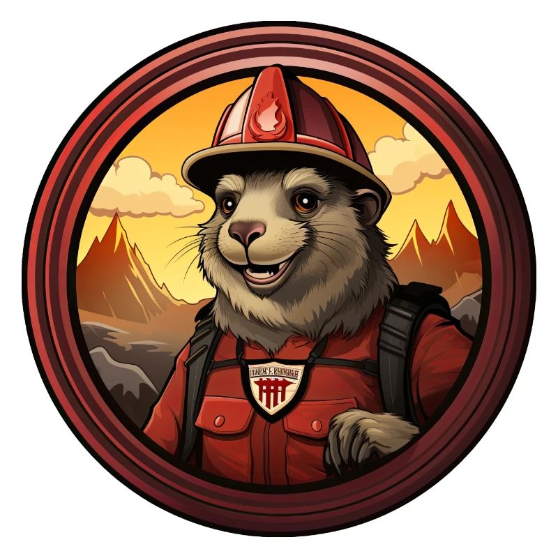 Brigade de pompiers de marmotte