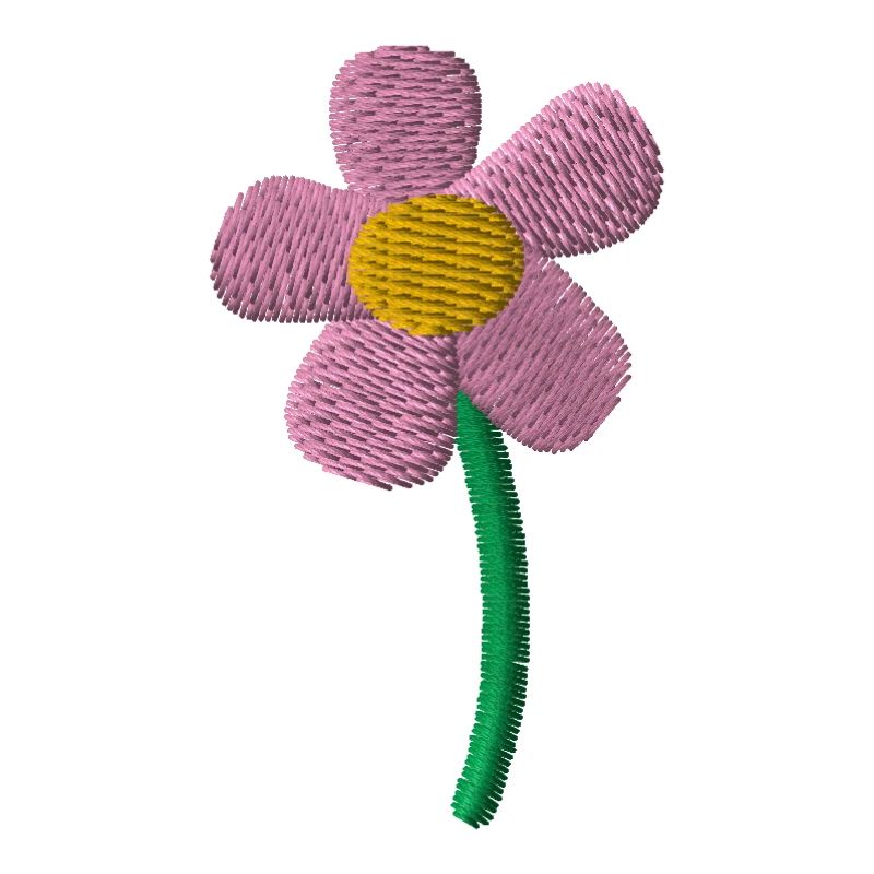 Fleur de Printemps Brodée