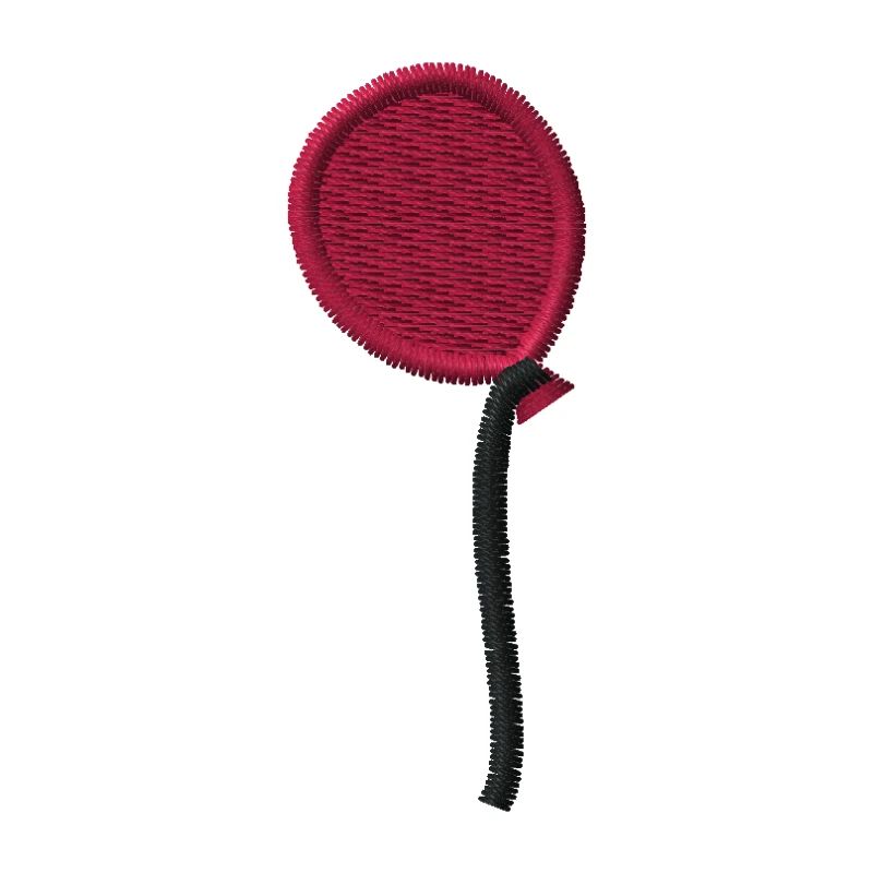 Embroidered balloon