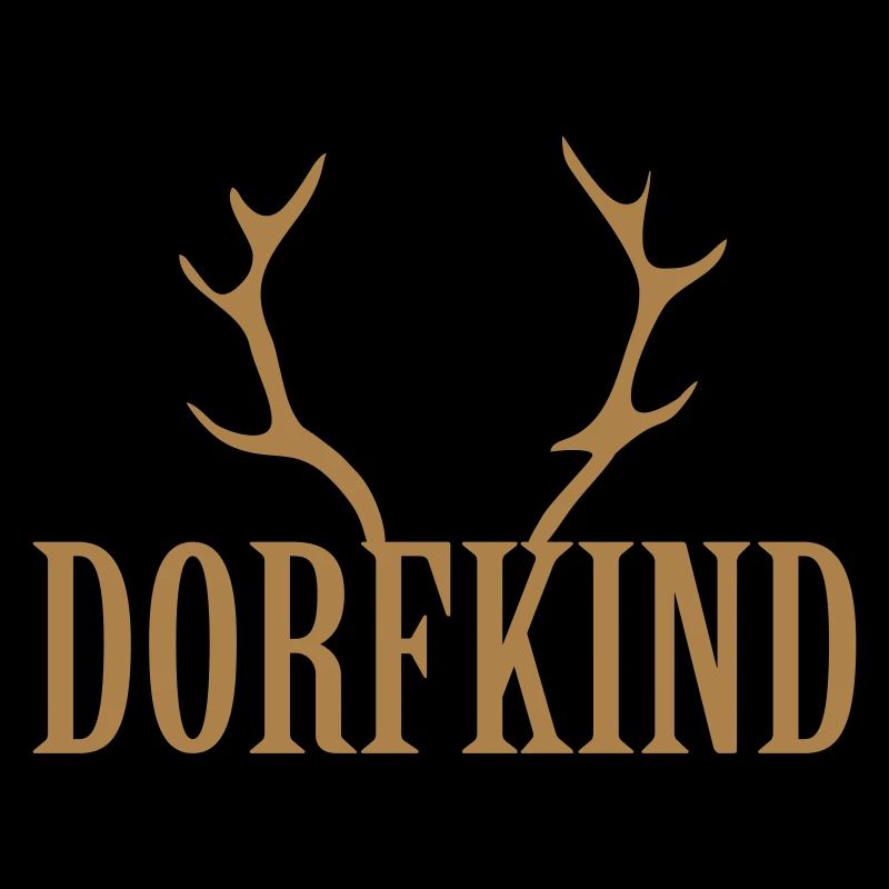 Dorfkind Reh Hirsch Geweih