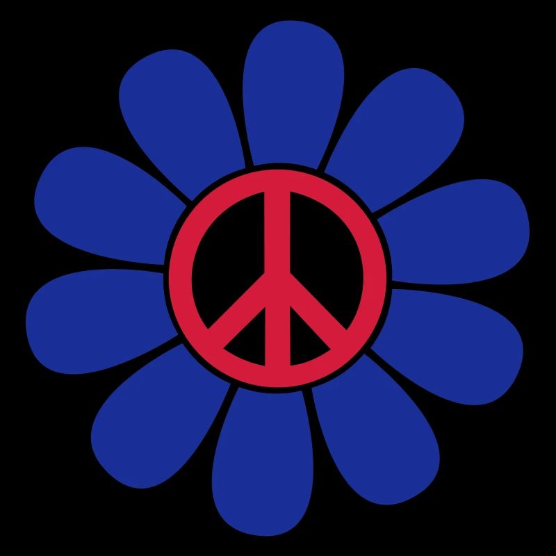 Peace Blume Flower Power Peace Symbol Zeichen