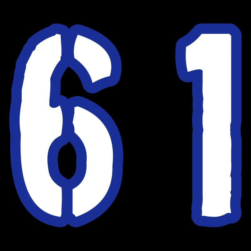 61 Symbole numérique