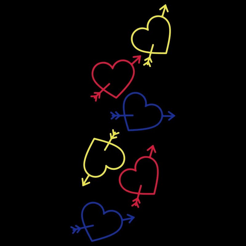 Herzen Bunt Herz