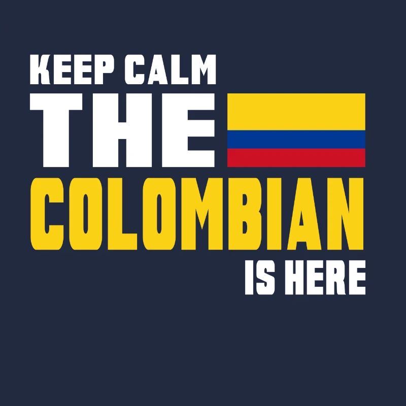 Keep calm Colombie / Drapeau de cadeau Amérique du Sud