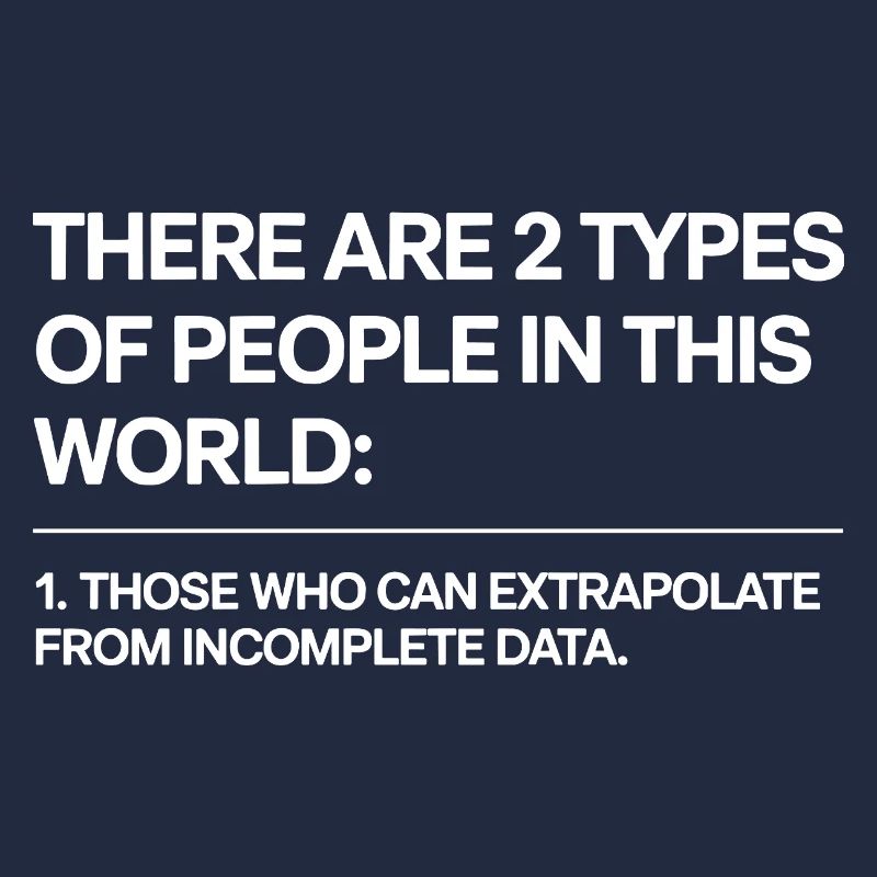 Statistik Analyse Data Science Extrapolation