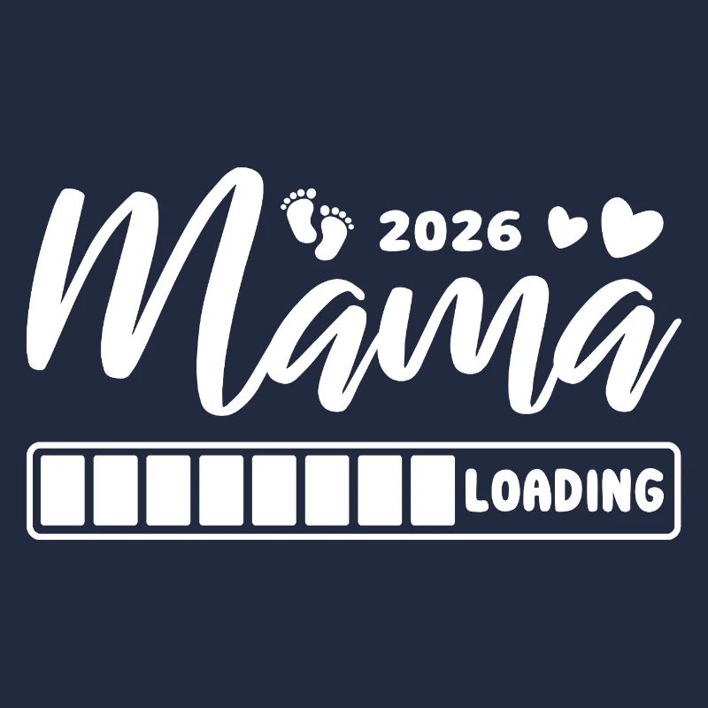 Mama 2026 loading - Schwangerschaft - Geschenk