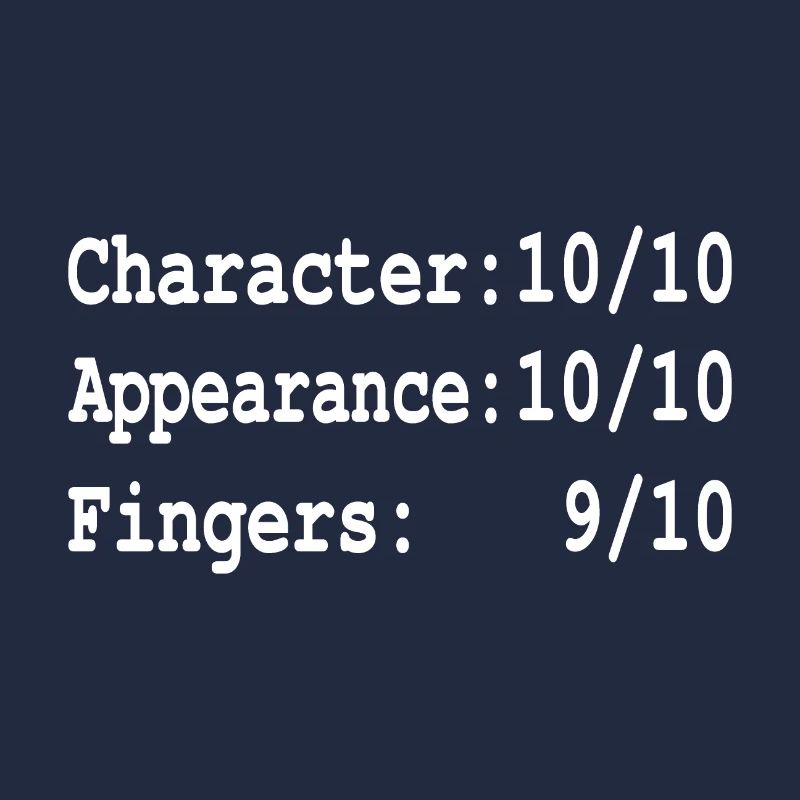 Funny finger amputee saying, one finger amputation