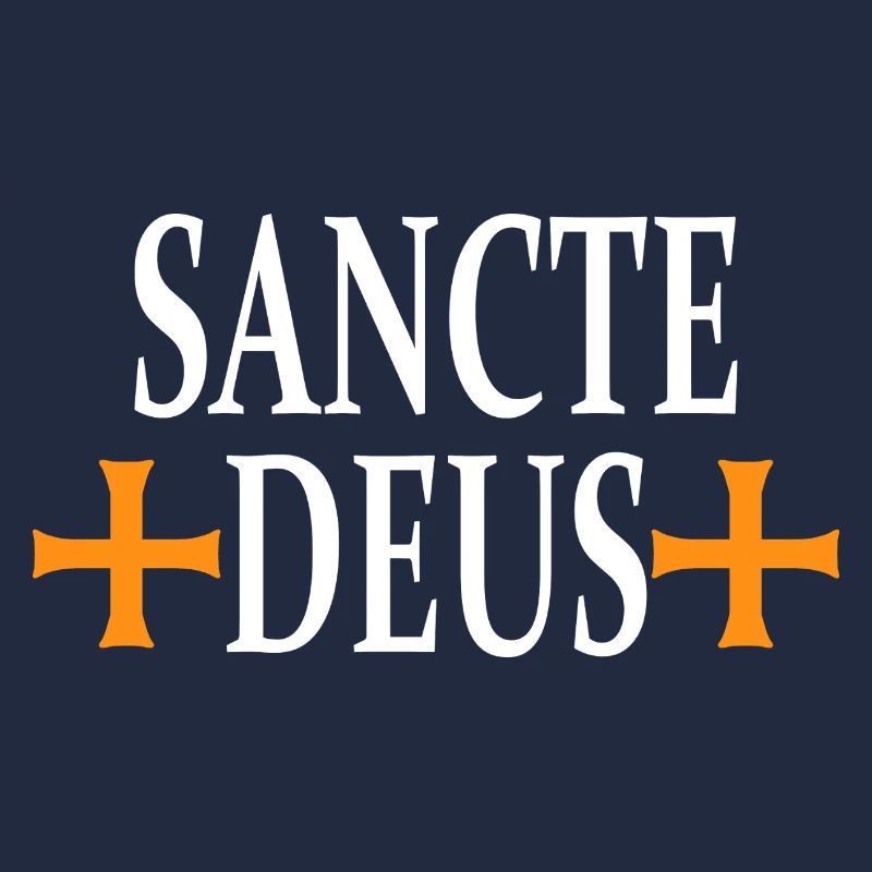 Croix Sancte Deus Conception Religieuse