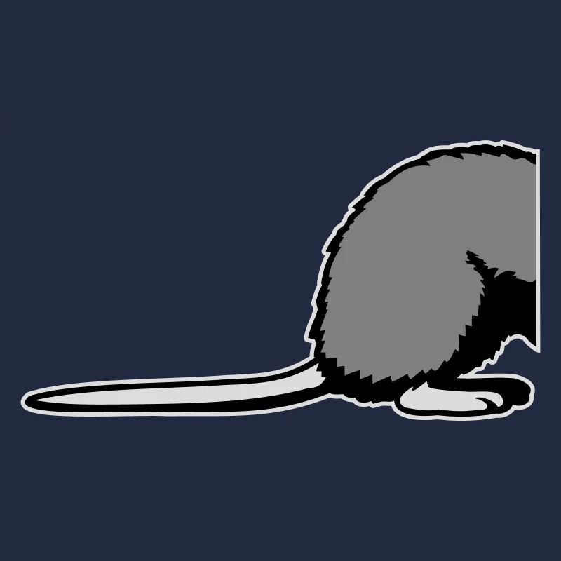 Rat Backside Semi Funny Tail Rodent Animal