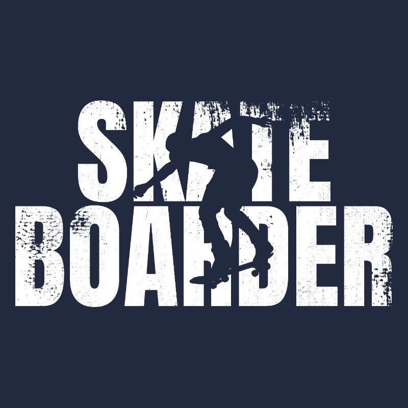 Lustiger Skateboarder