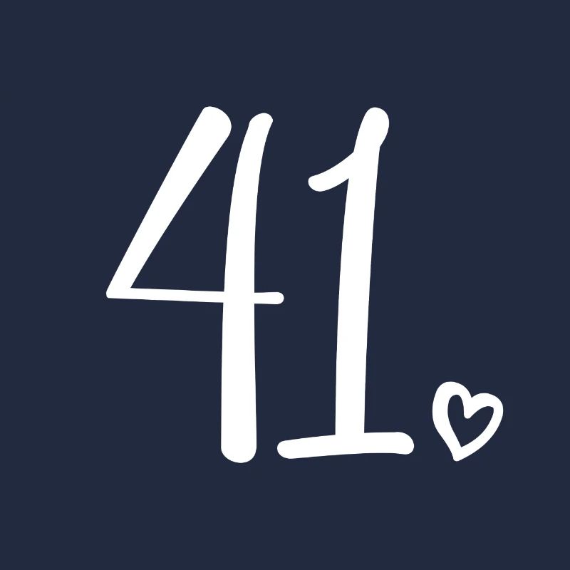 Numéro mignon 41, 41 ans, 41e cadeau d'anniversaire