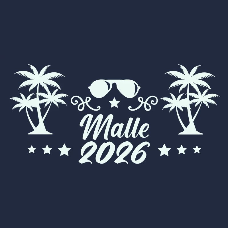 Malle 2026 Palm Tree Sunglasses