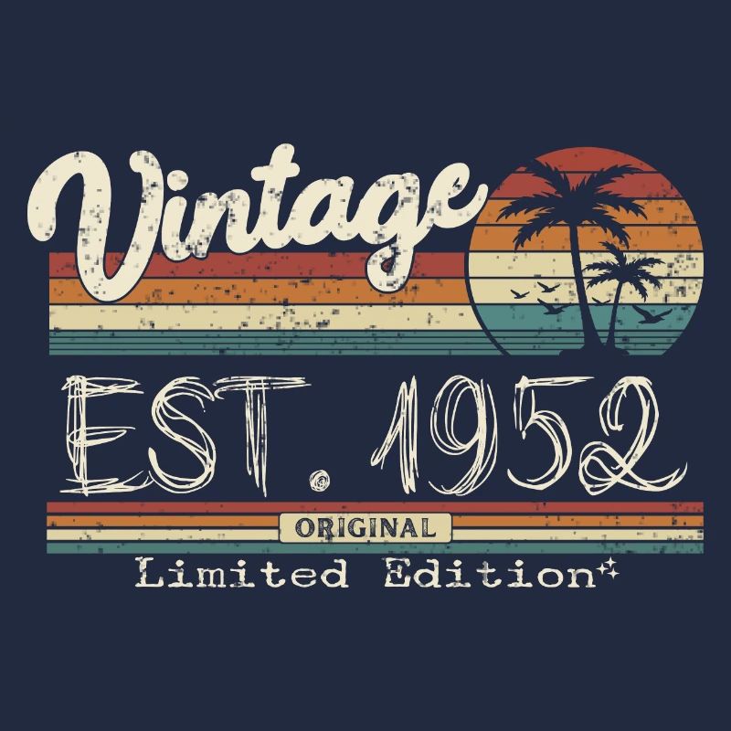 1952 Born Vintage Birthday Gift