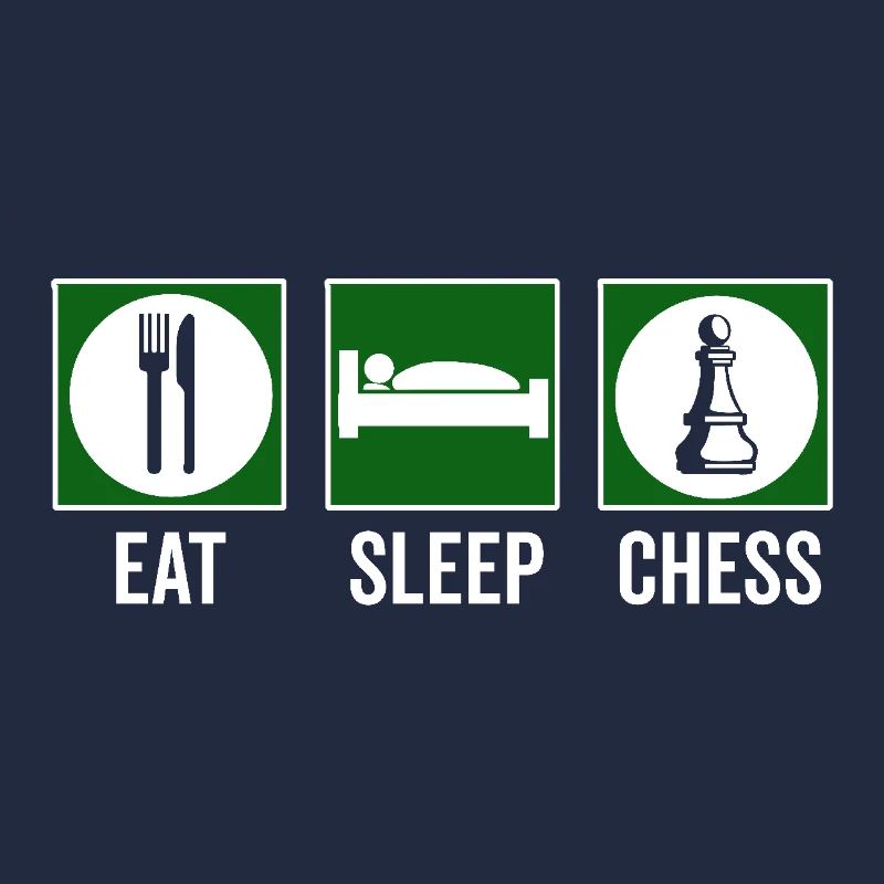 Manger dormir Échecs Citation d’échecs