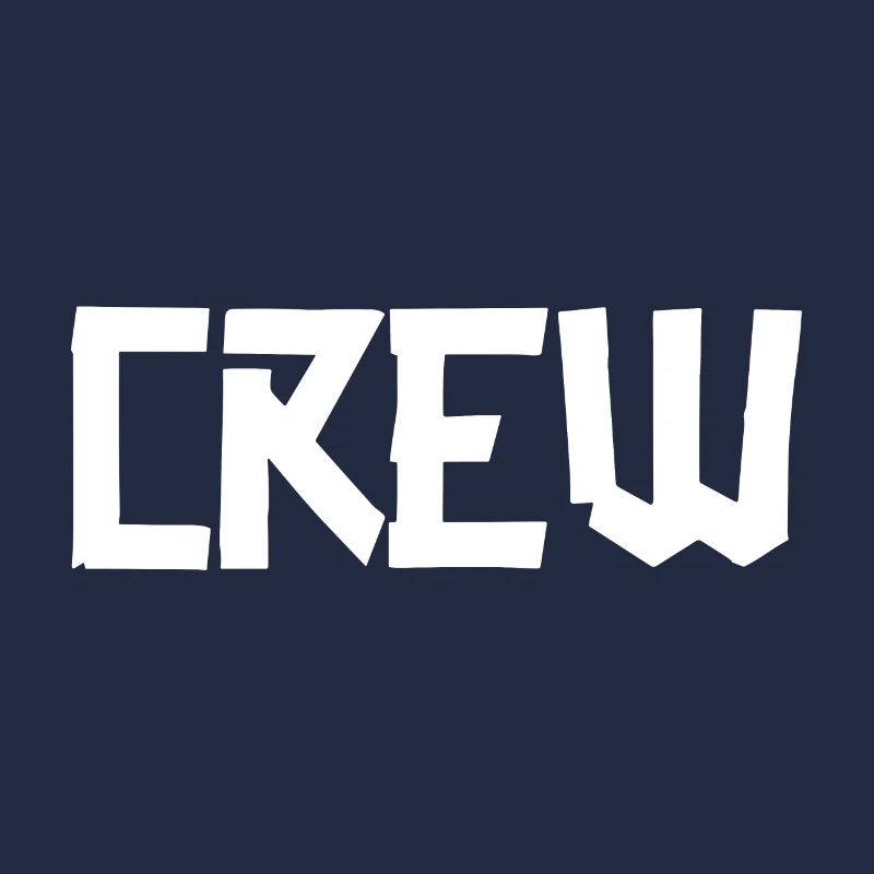 Crew Gaffer Small print White