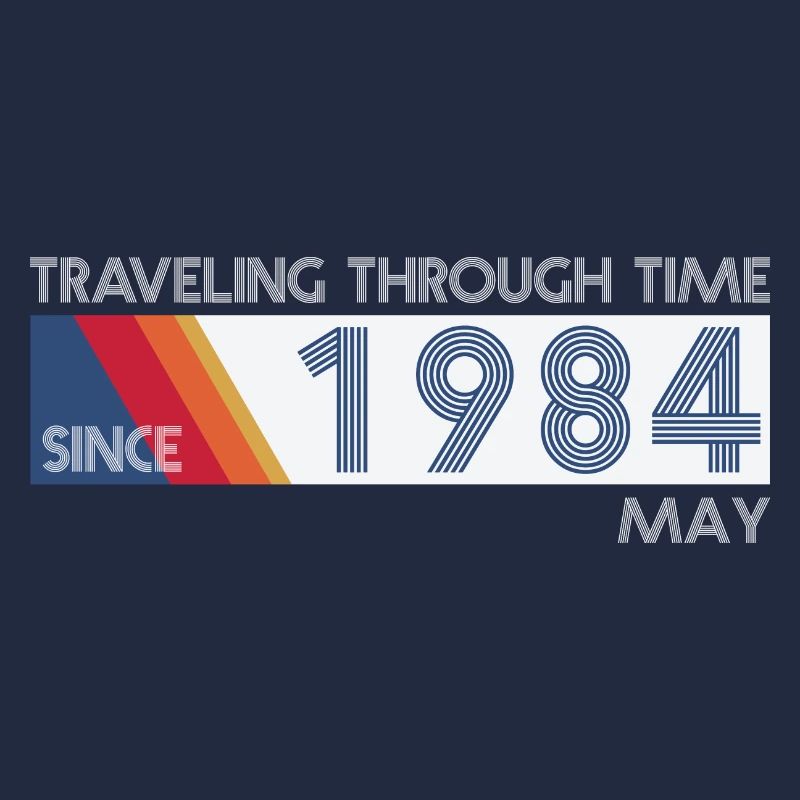 Funny Zeitreise Geburtstags Design May 1984