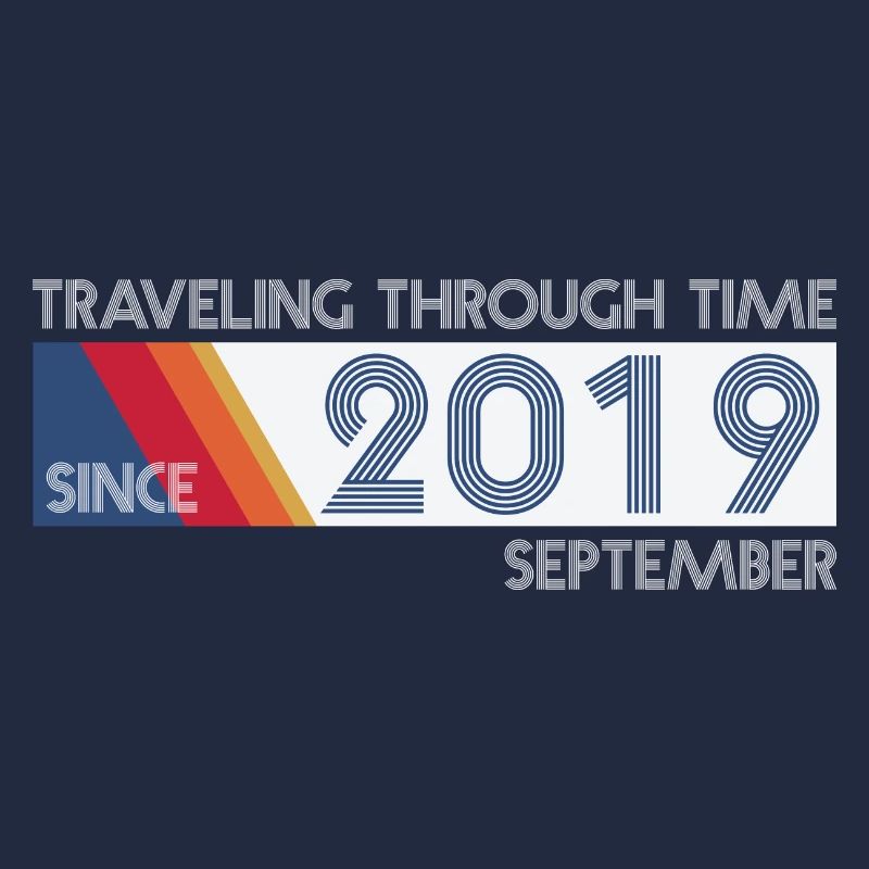 Funny Zeitreise Geburtstags Design September 2019