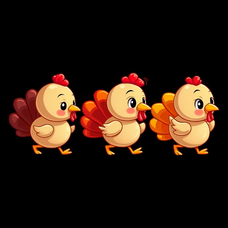 Bébé dinde de Thanksgiving