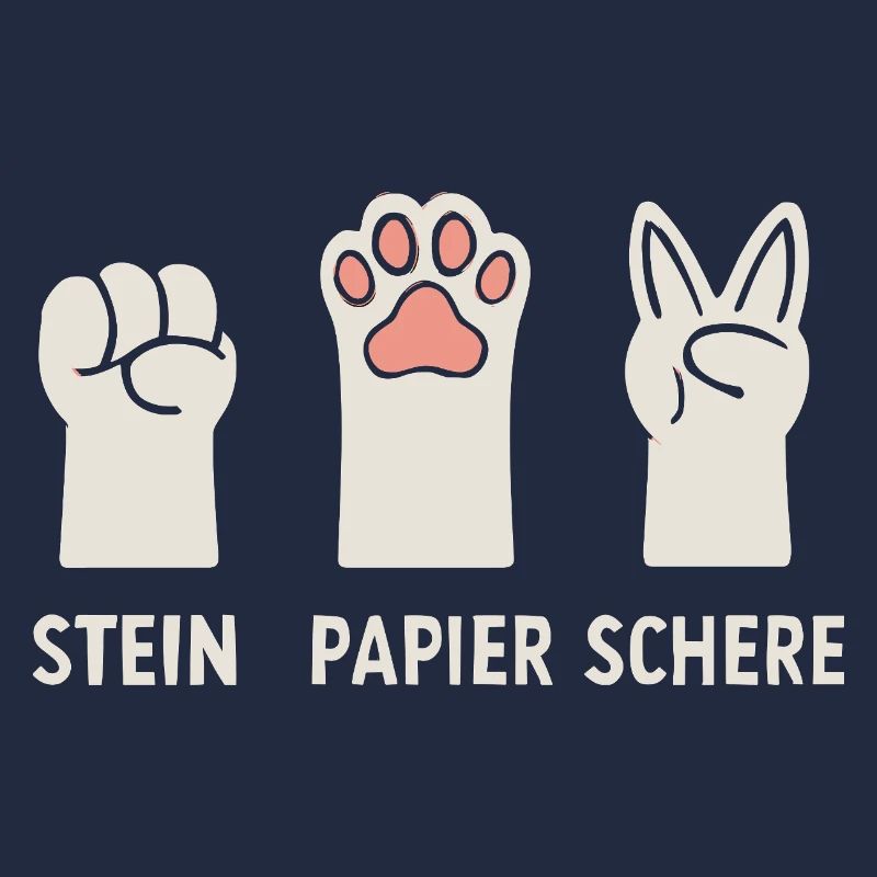 Pierre Papier Ciseaux Chats Pattes