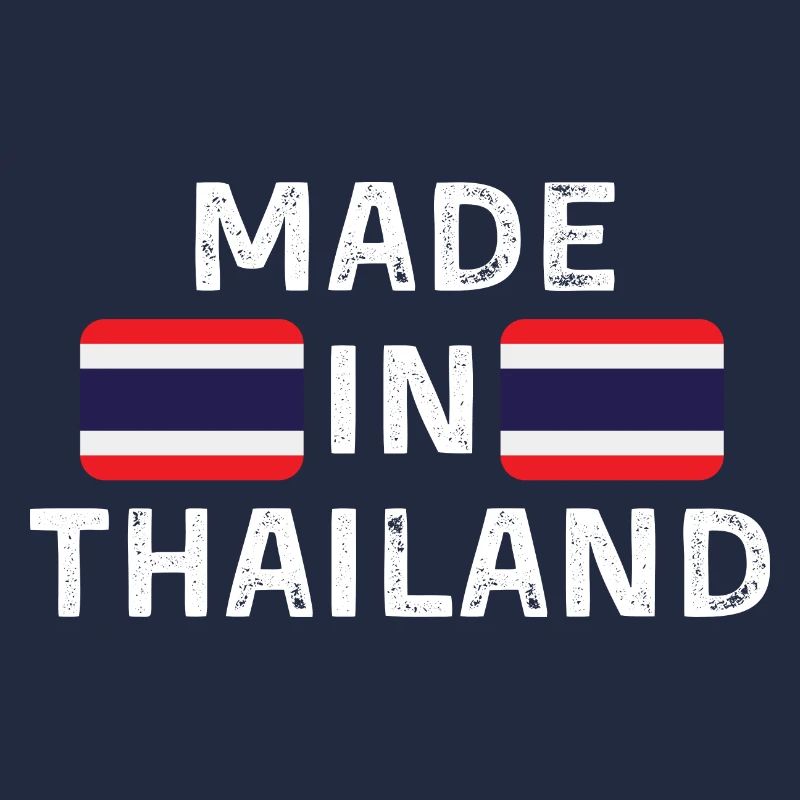 Fabriqué en Thaïlande - Drapeau thaïlandais
