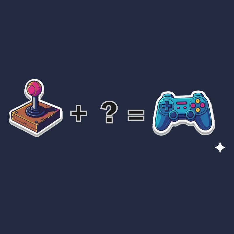 Retro joystick meets gamepad