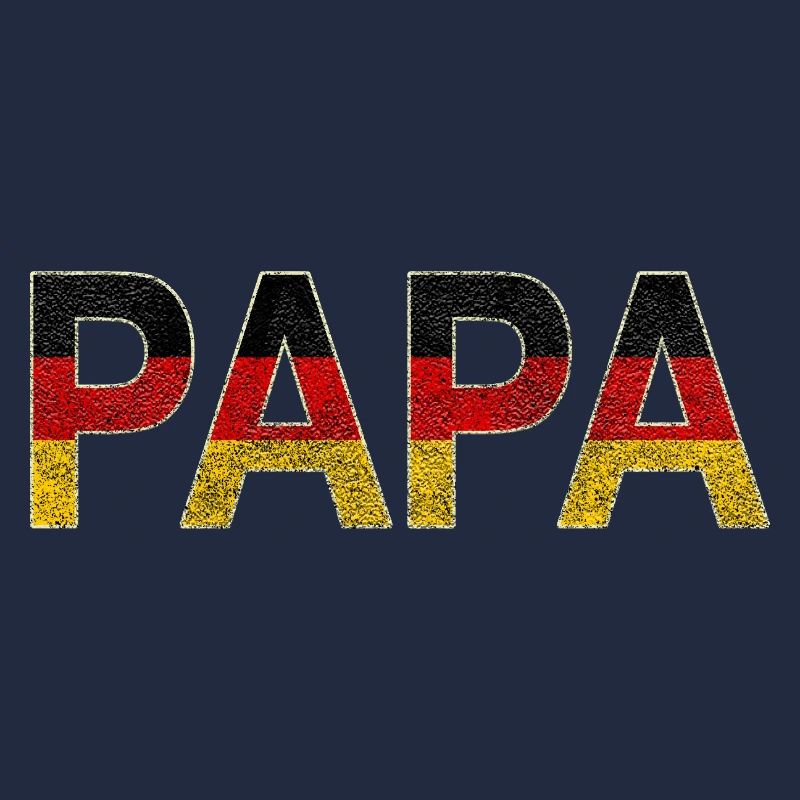Dad in Flag Texture German