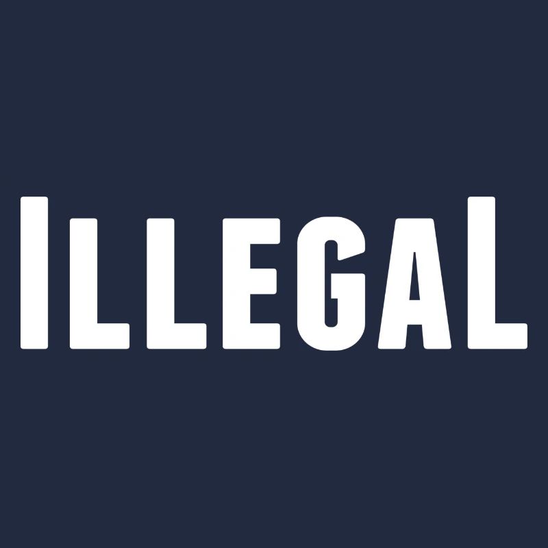 illegal gesetzlos gesetzwidrig ungesetzlich