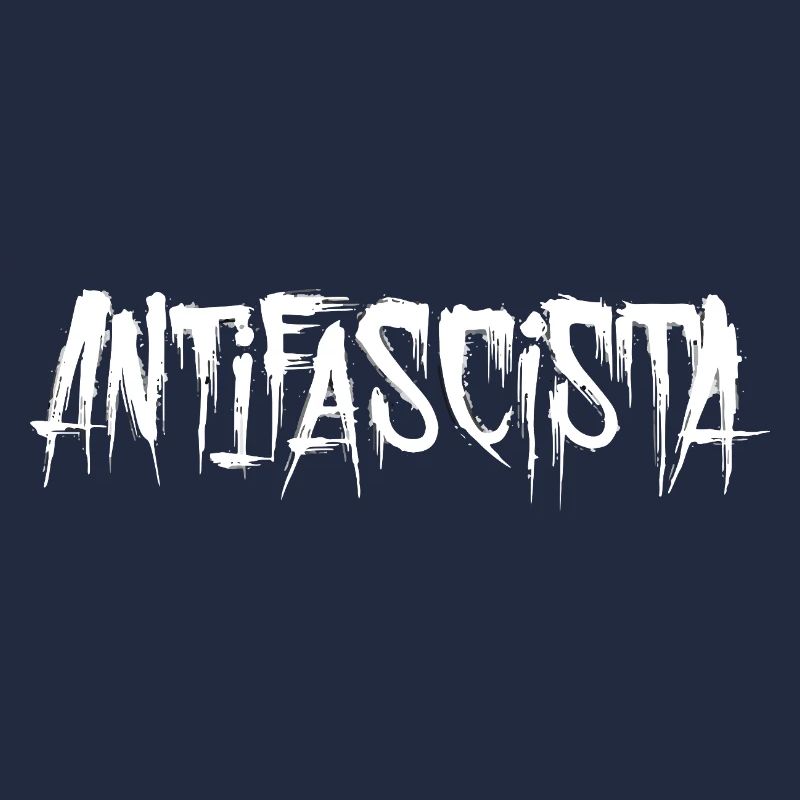 Lettrage antifasciste Graffiti Antifascisme