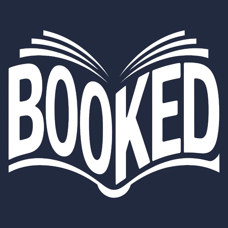 Booked - Cool Book Lover Design