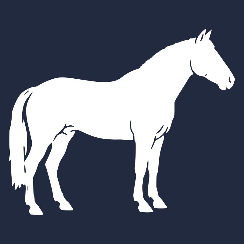 Horse Silhouette Standing Riding Vector
