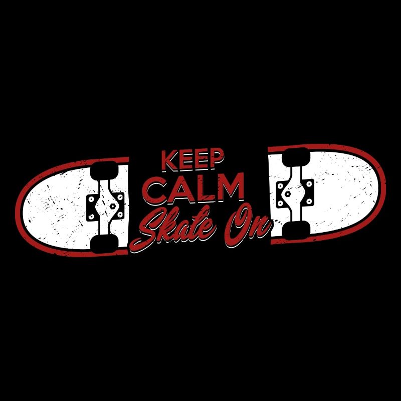 Keep Calm Skate Sur Skateboard Skater Skateboard
