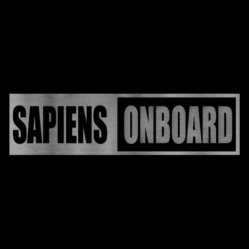 Sapiens Buchstaben Metall