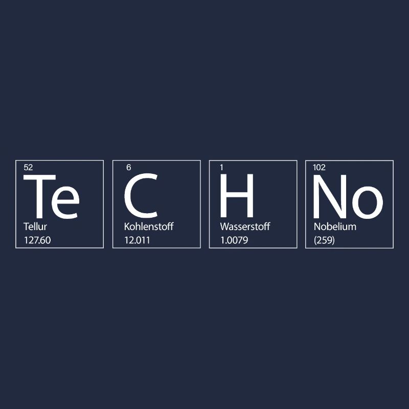 Techno Rave Chemie Elemente