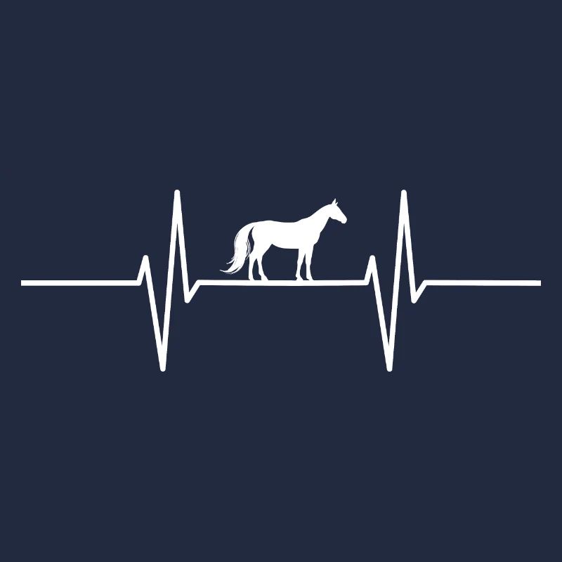 Herzschlag mit Pferd
