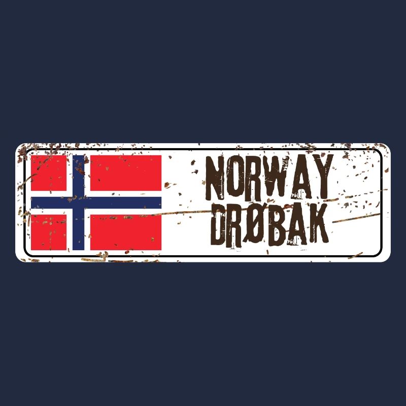 Drøbak Norway Flag