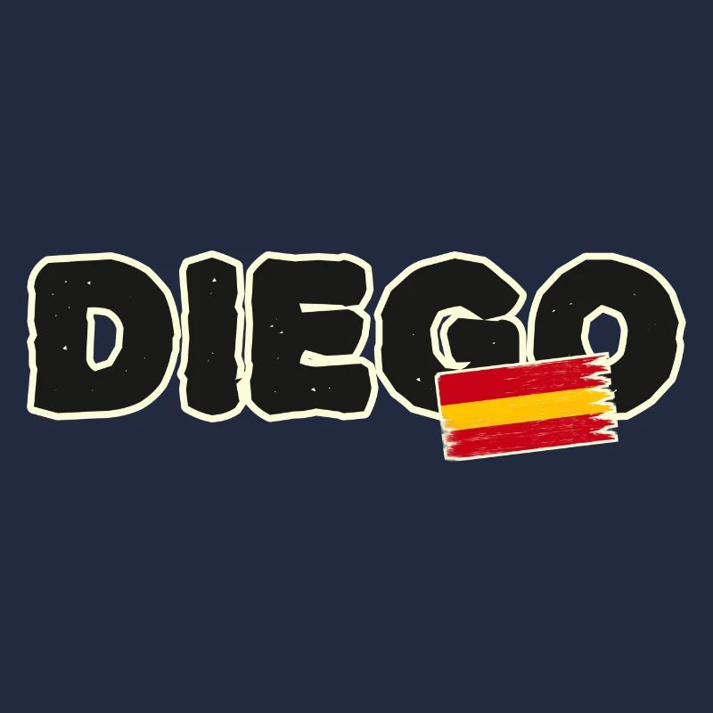 Diego Drapeau espagnol Espagne