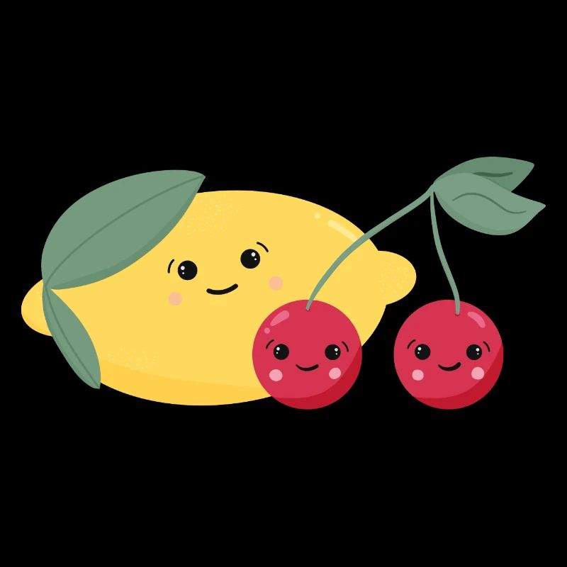 Citron et cerises